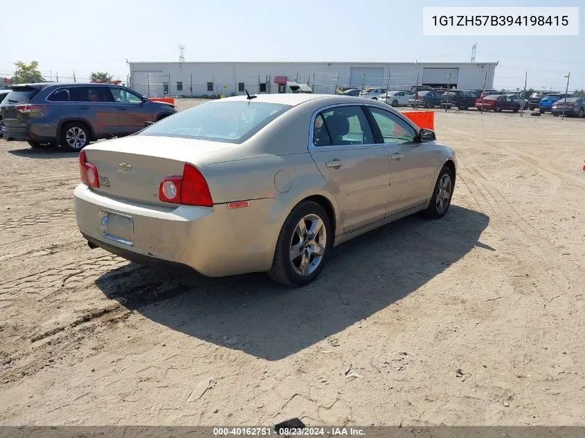 1G1ZH57B394198415 2009 Chevrolet Malibu Lt