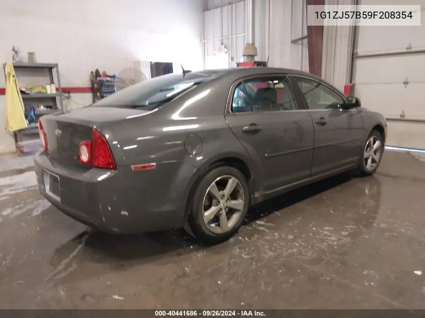 2009 Chevrolet Malibu Lt VIN: 1G1ZJ57B59F208354 Lot: 40441686