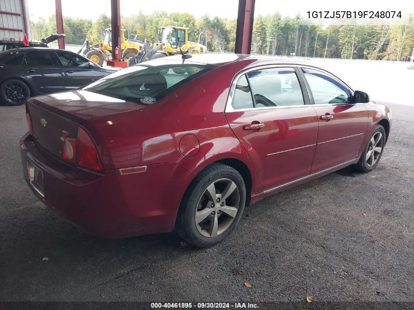 1G1ZJ57B19F248074 2009 Chevrolet Malibu Lt