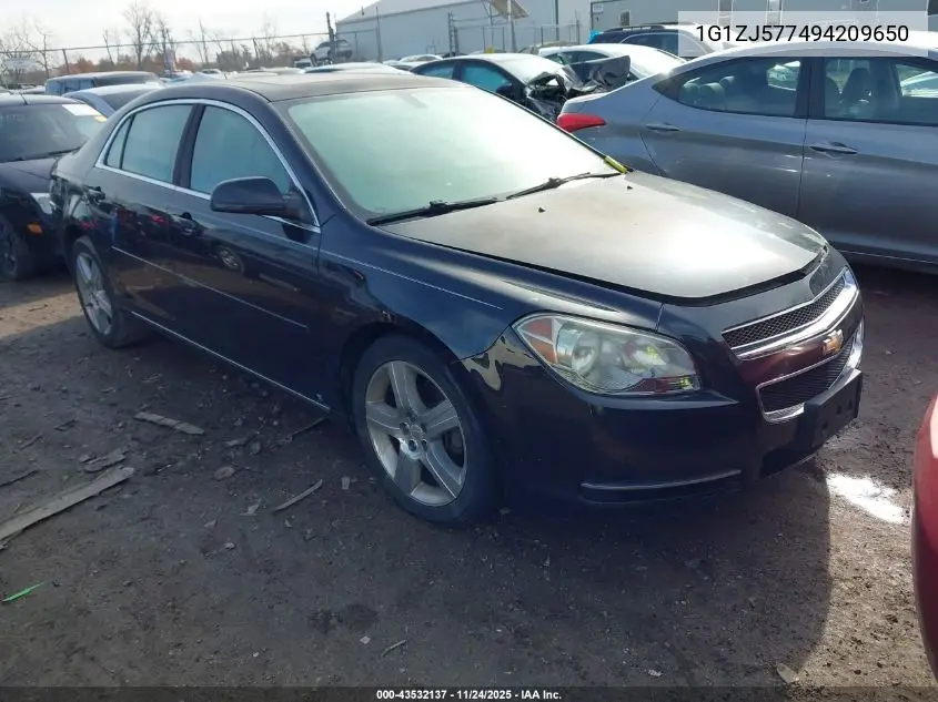 1G1ZJ577494209650 2009 Chevrolet Malibu Lt