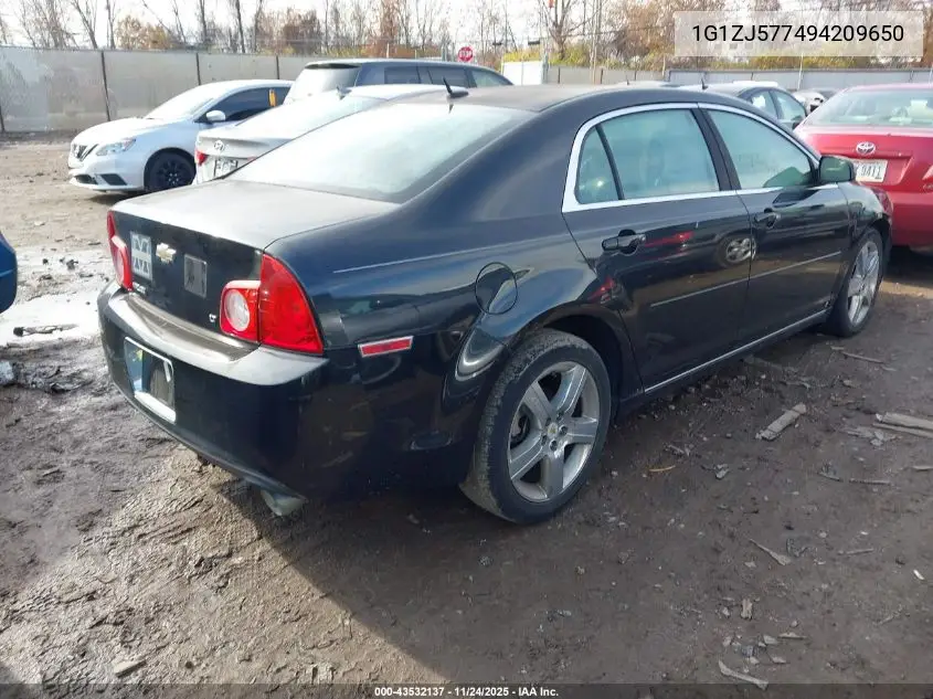 1G1ZJ577494209650 2009 Chevrolet Malibu Lt