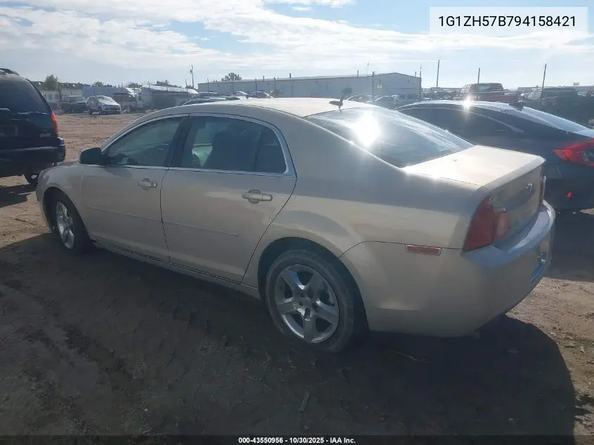 1G1ZH57B794158421 2009 Chevrolet Malibu Lt