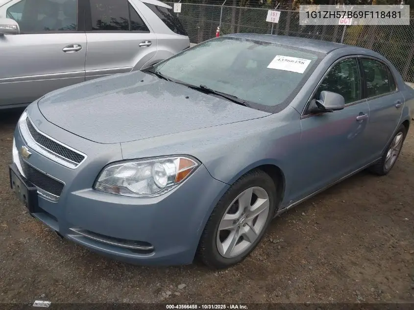 1G1ZH57B69F118481 2009 Chevrolet Malibu Lt