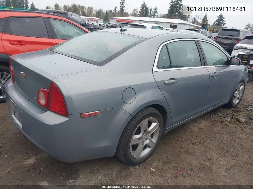 1G1ZH57B69F118481 2009 Chevrolet Malibu Lt