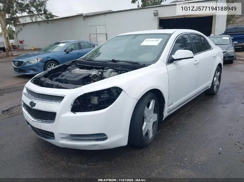 1G1ZJ577194188949 2009 Chevrolet Malibu Lt