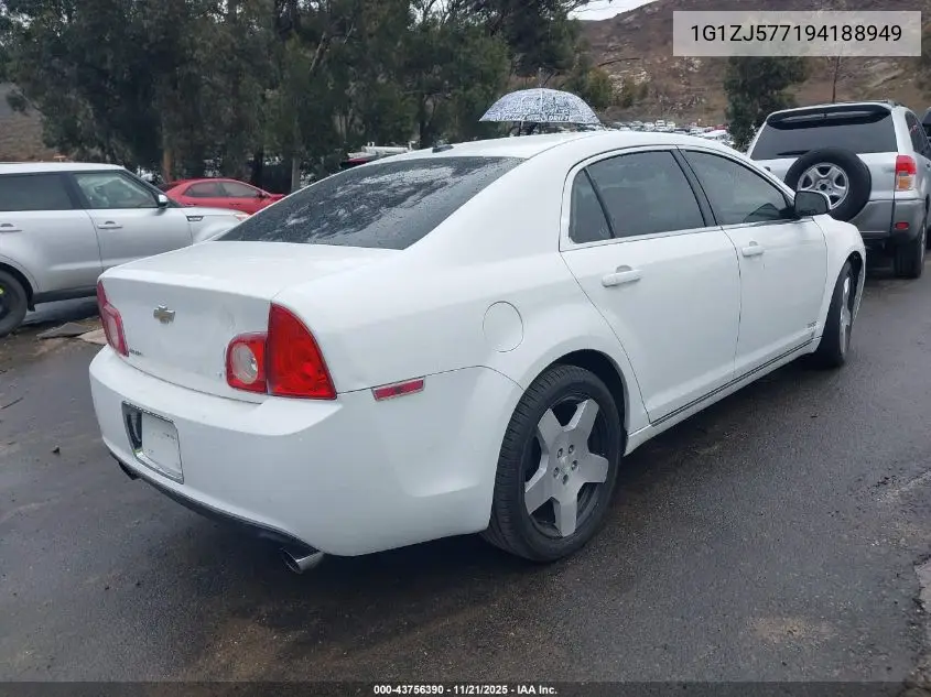 1G1ZJ577194188949 2009 Chevrolet Malibu Lt