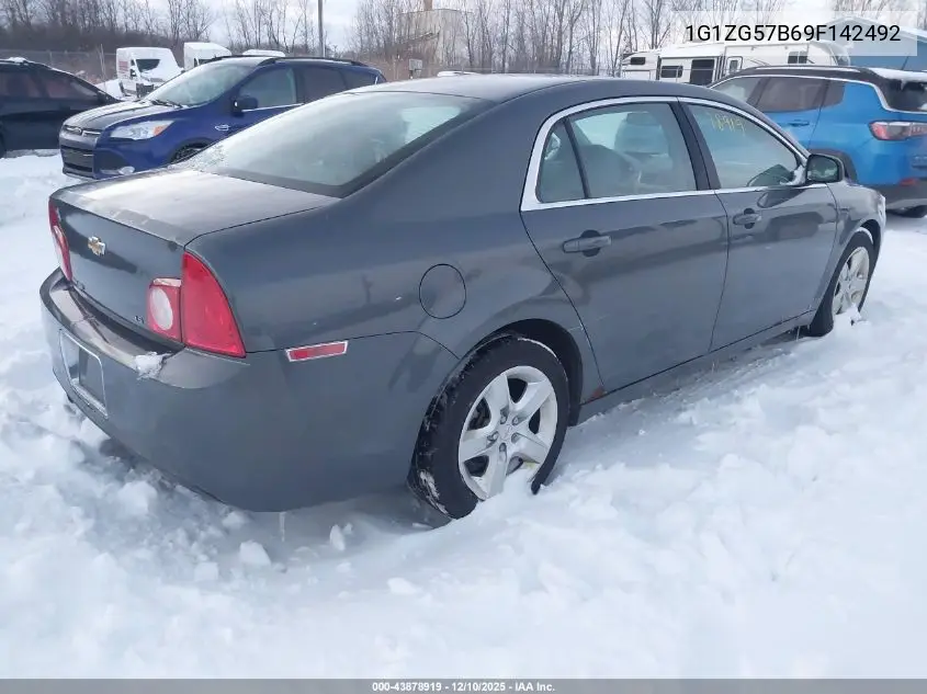 1G1ZG57B69F142492 2009 Chevrolet Malibu Ls