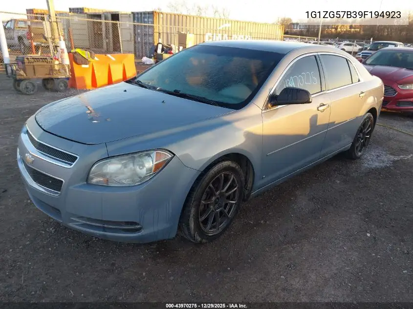 1G1ZG57B39F194923 2009 Chevrolet Malibu Ls