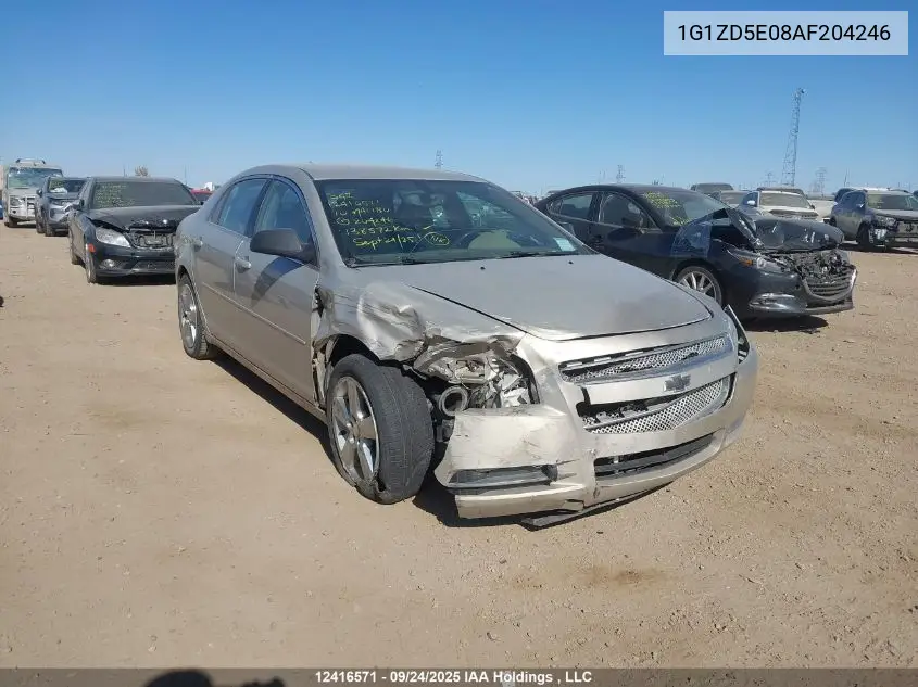1G1ZD5E08AF204246 2010 Chevrolet Malibu Lt Platinum Edition