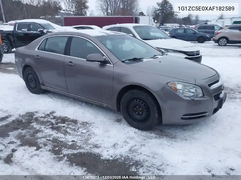 1G1ZC5E0XAF182589 2010 Chevrolet Malibu 1Lt