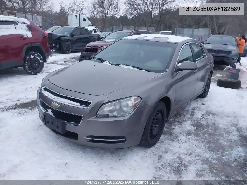 1G1ZC5E0XAF182589 2010 Chevrolet Malibu 1Lt