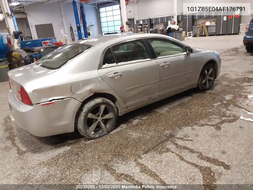 1G1ZB5E04AF176791 2010 Chevrolet Malibu Ls