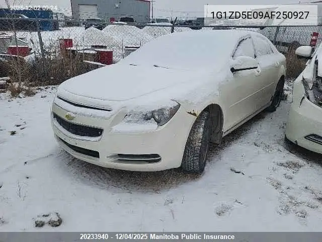 1G1ZD5E09AF250927 2010 Chevrolet Malibu Lt