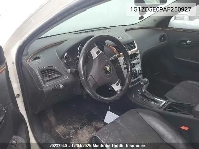 1G1ZD5E09AF250927 2010 Chevrolet Malibu Lt