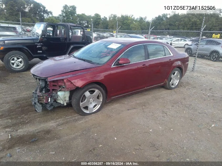 1G1ZD5E73AF152506 2010 Chevrolet Malibu Lt