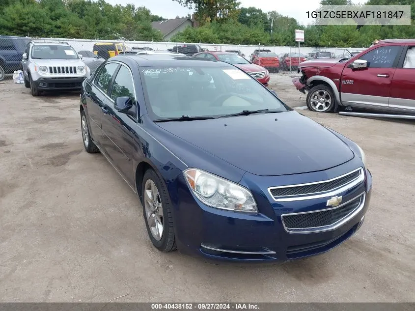 1G1ZC5EBXAF181847 2010 Chevrolet Malibu Lt