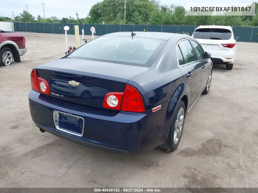 1G1ZC5EBXAF181847 2010 Chevrolet Malibu Lt