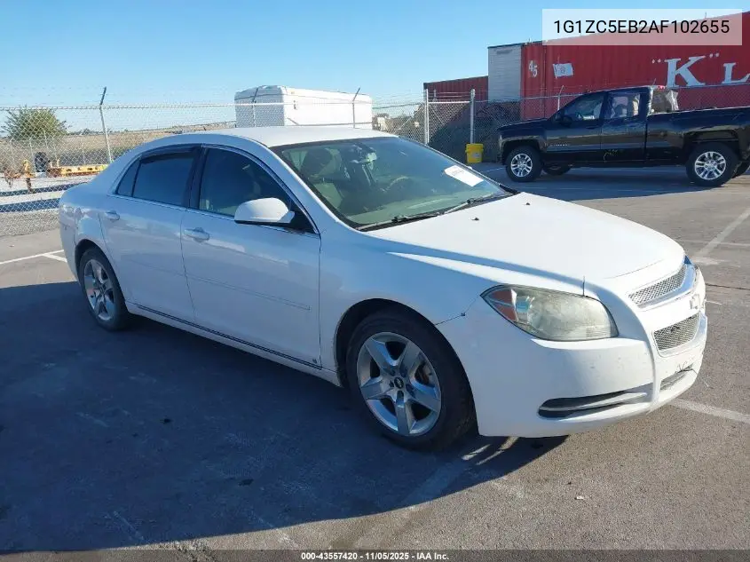 1G1ZC5EB2AF102655 2010 Chevrolet Malibu Lt