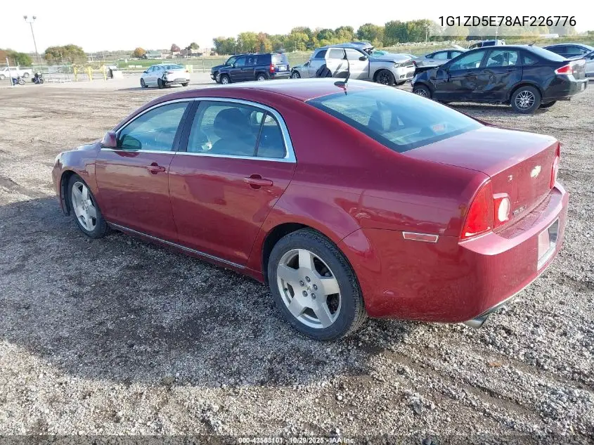1G1ZD5E78AF226776 2010 Chevrolet Malibu Lt
