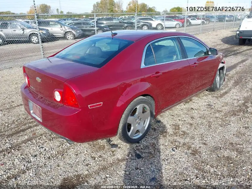 1G1ZD5E78AF226776 2010 Chevrolet Malibu Lt