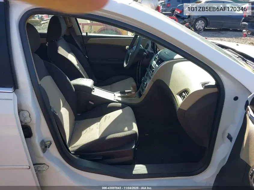1G1ZB5EB6AF170346 2010 Chevrolet Malibu Ls