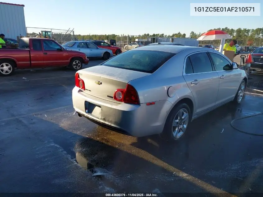 1G1ZC5E01AF210571 2010 Chevrolet Malibu Lt
