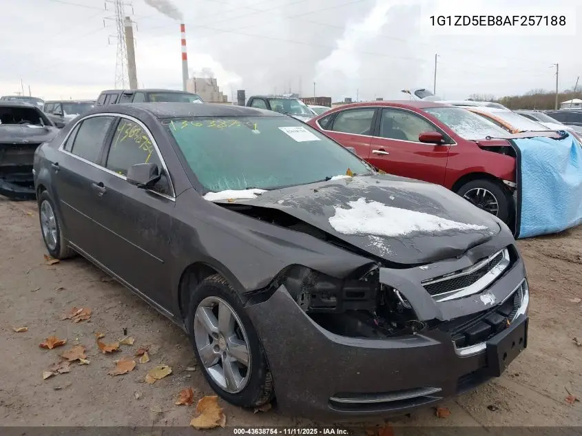 1G1ZD5EB8AF257188 2010 Chevrolet Malibu Lt