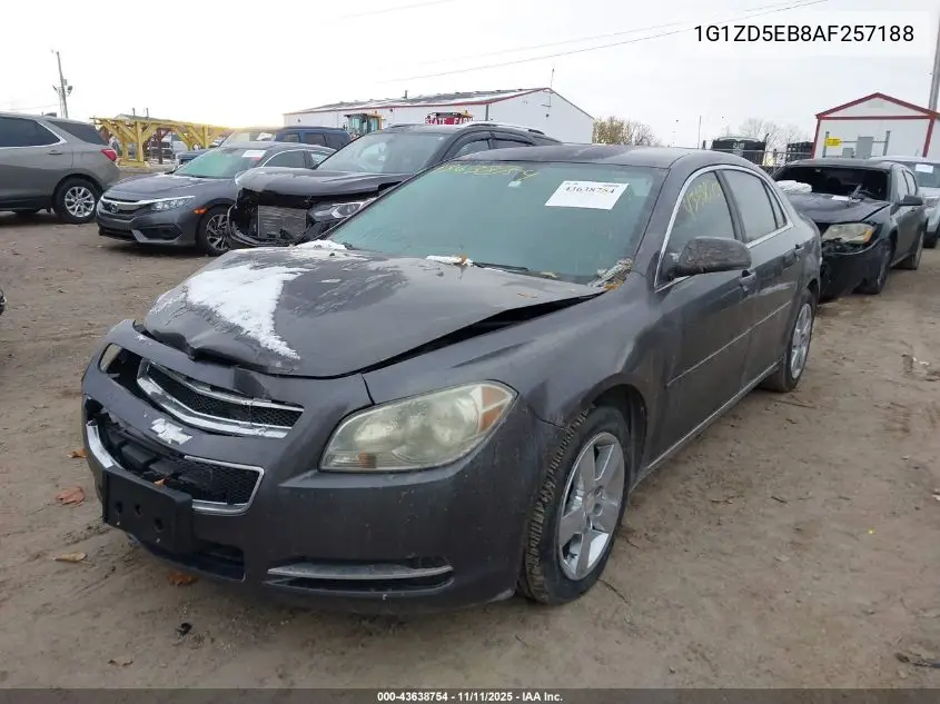 1G1ZD5EB8AF257188 2010 Chevrolet Malibu Lt