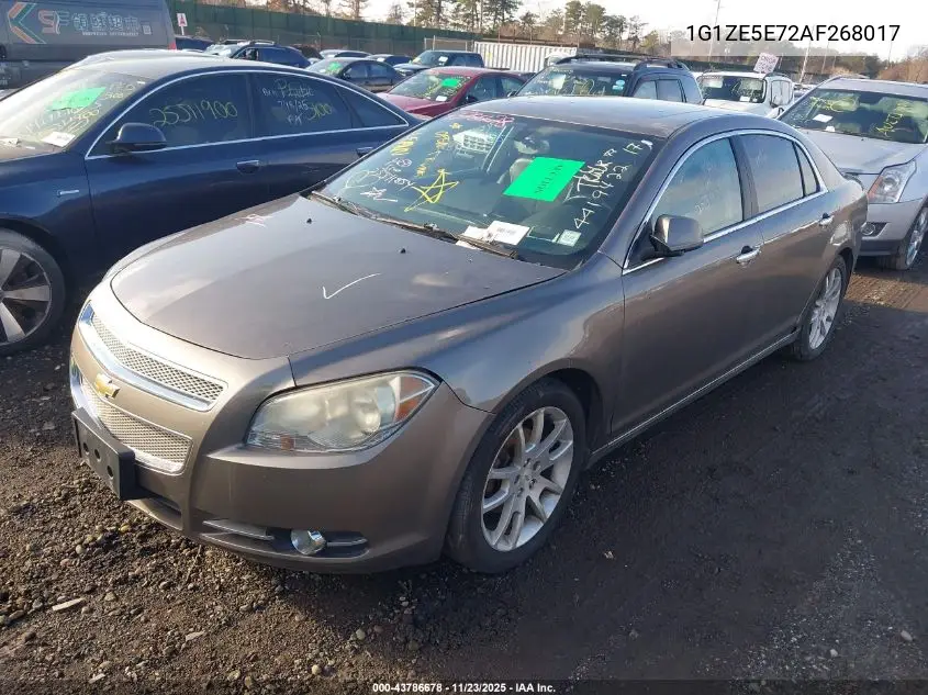 1G1ZE5E72AF268017 2010 Chevrolet Malibu Ltz