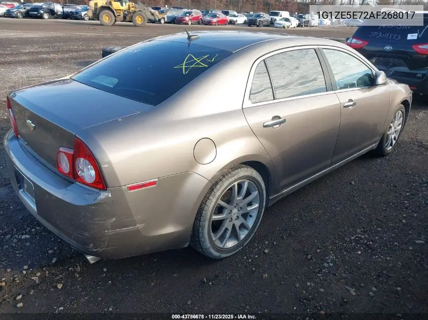 1G1ZE5E72AF268017 2010 Chevrolet Malibu Ltz