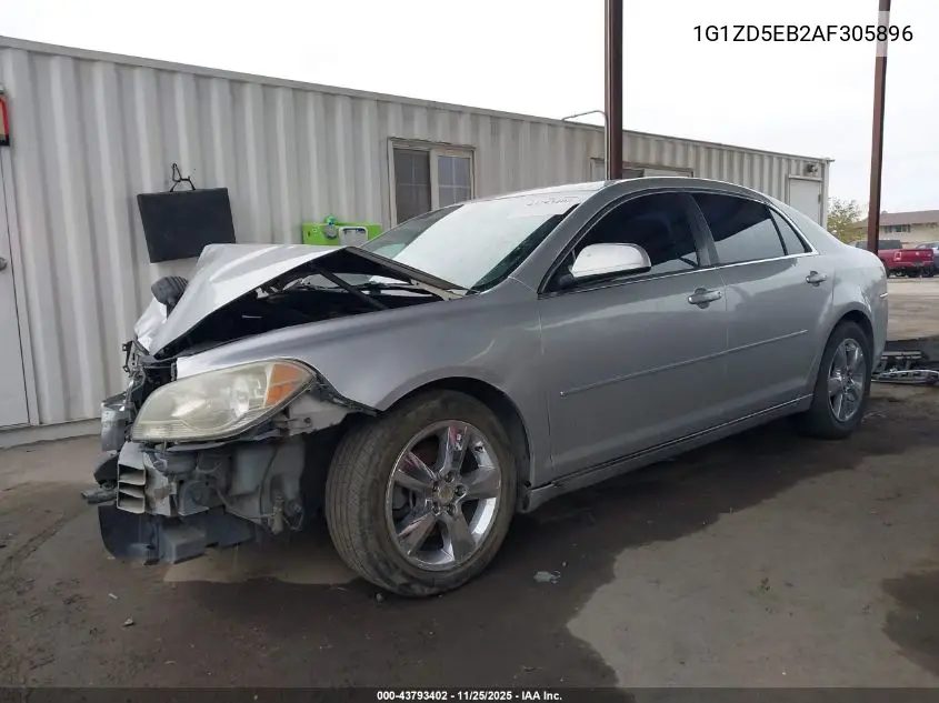 1G1ZD5EB2AF305896 2010 Chevrolet Malibu Lt