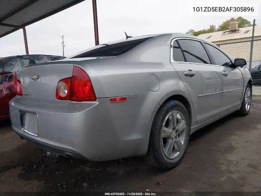 1G1ZD5EB2AF305896 2010 Chevrolet Malibu Lt