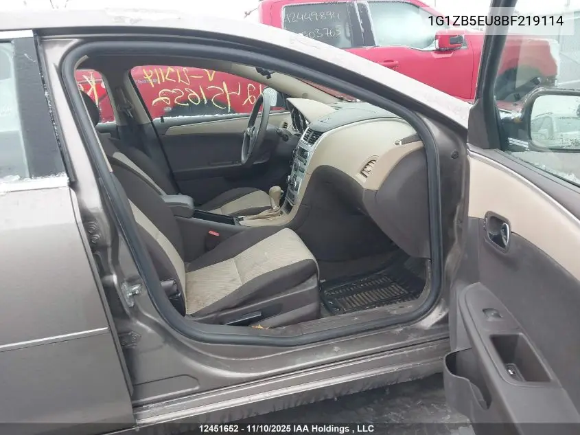 1G1ZB5EU8BF219114 2011 Chevrolet Malibu Ls