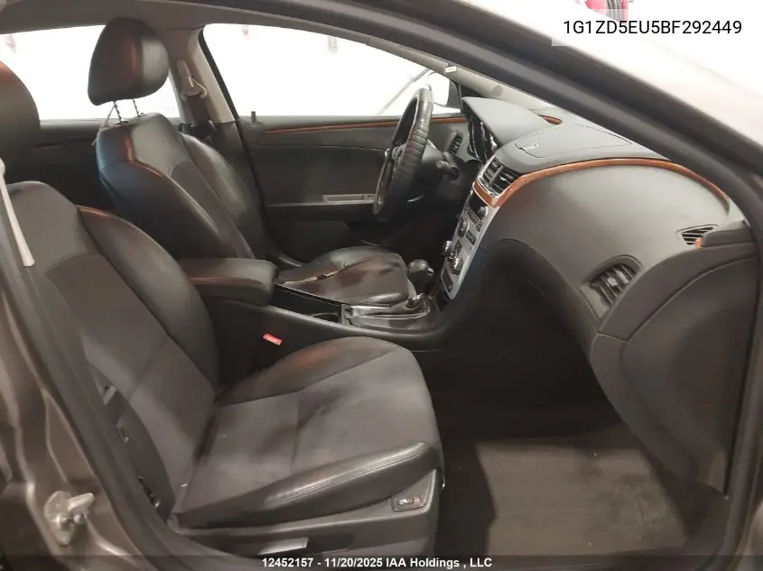 1G1ZD5EU5BF292449 2011 Chevrolet Malibu Lt