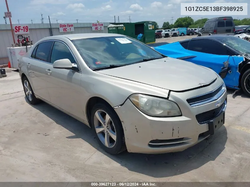 2011 Chevrolet Malibu 1Lt VIN: 1G1ZC5E13BF398925 Lot: 39627123