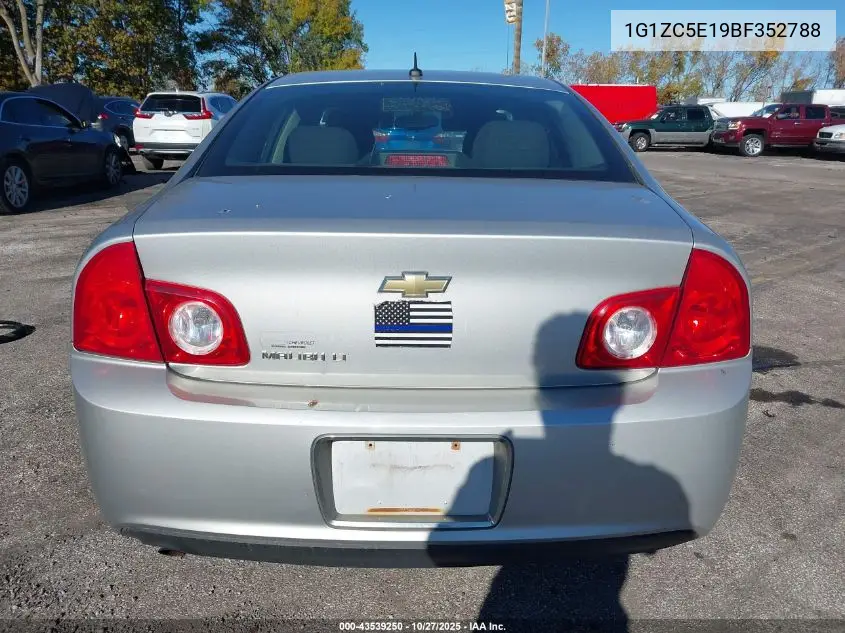 1G1ZC5E19BF352788 2011 Chevrolet Malibu 1Lt