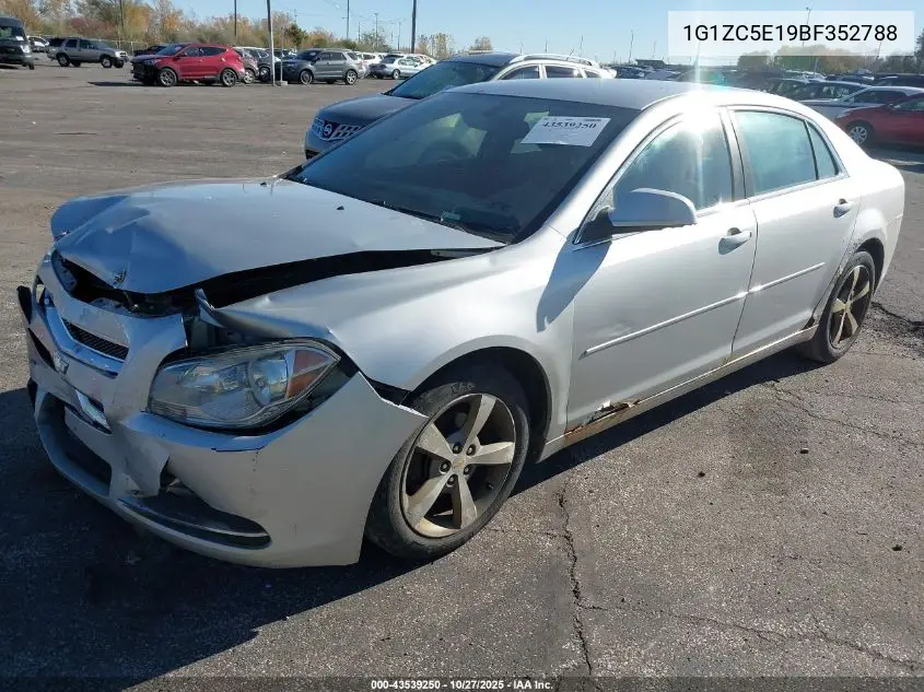 1G1ZC5E19BF352788 2011 Chevrolet Malibu 1Lt
