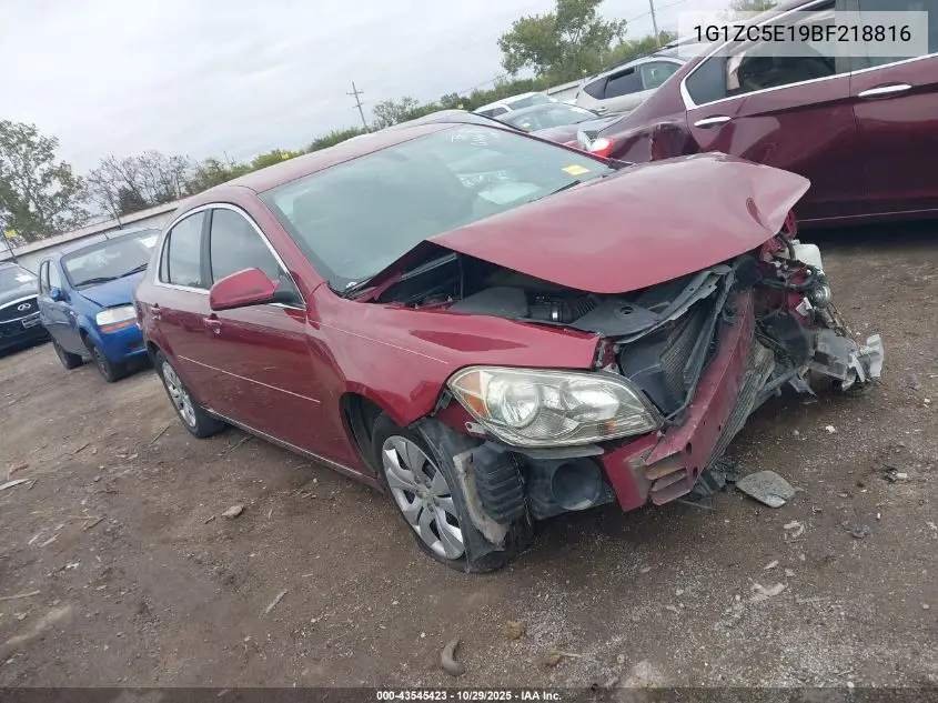 1G1ZC5E19BF218816 2011 Chevrolet Malibu 1Lt