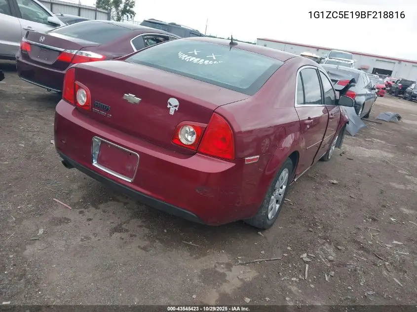 1G1ZC5E19BF218816 2011 Chevrolet Malibu 1Lt