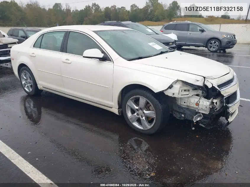 1G1ZD5E11BF332158 2011 Chevrolet Malibu 2Lt