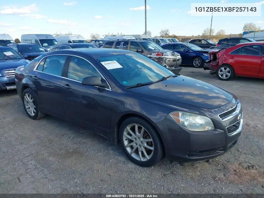 1G1ZB5E1XBF257143 2011 Chevrolet Malibu Ls