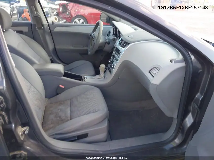 1G1ZB5E1XBF257143 2011 Chevrolet Malibu Ls