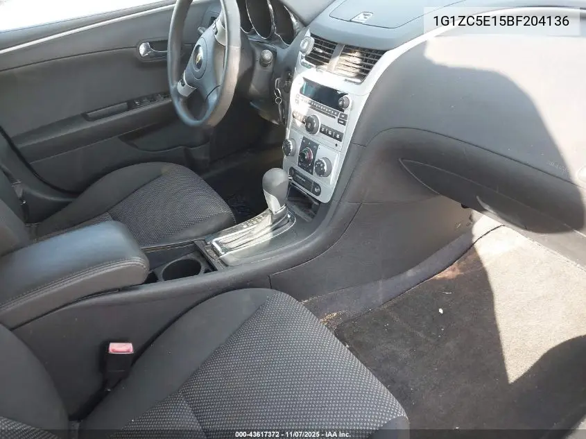 1G1ZC5E15BF204136 2011 Chevrolet Malibu 1Lt