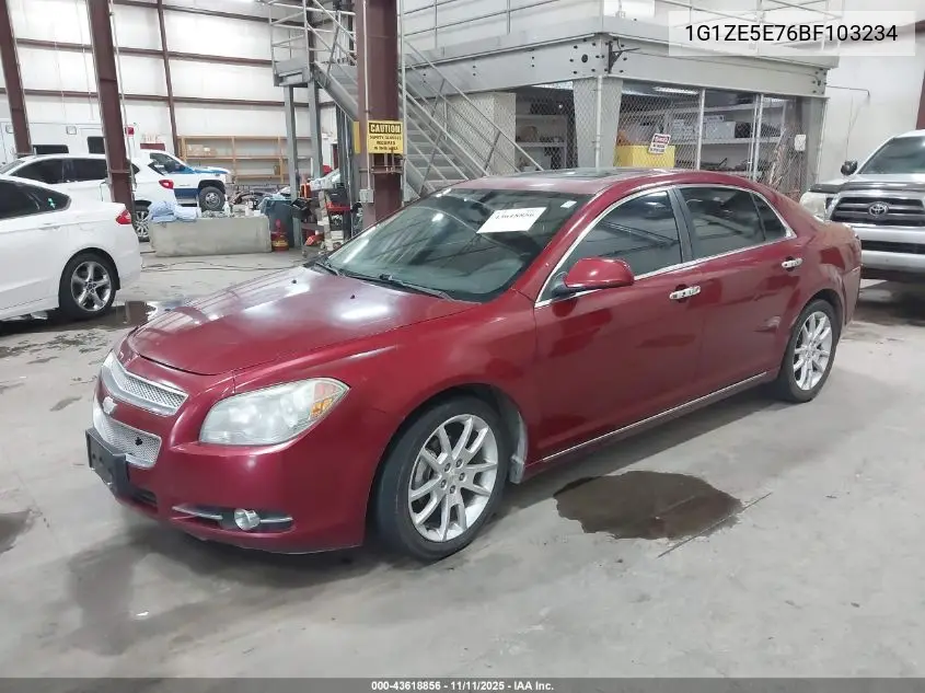 1G1ZE5E76BF103234 2011 Chevrolet Malibu Ltz