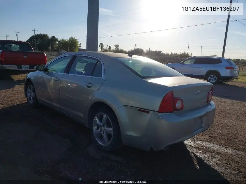 1G1ZA5EU1BF136207 2011 Chevrolet Malibu Ls