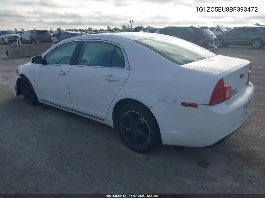 1G1ZC5EU8BF393472 2011 Chevrolet Malibu 1Lt