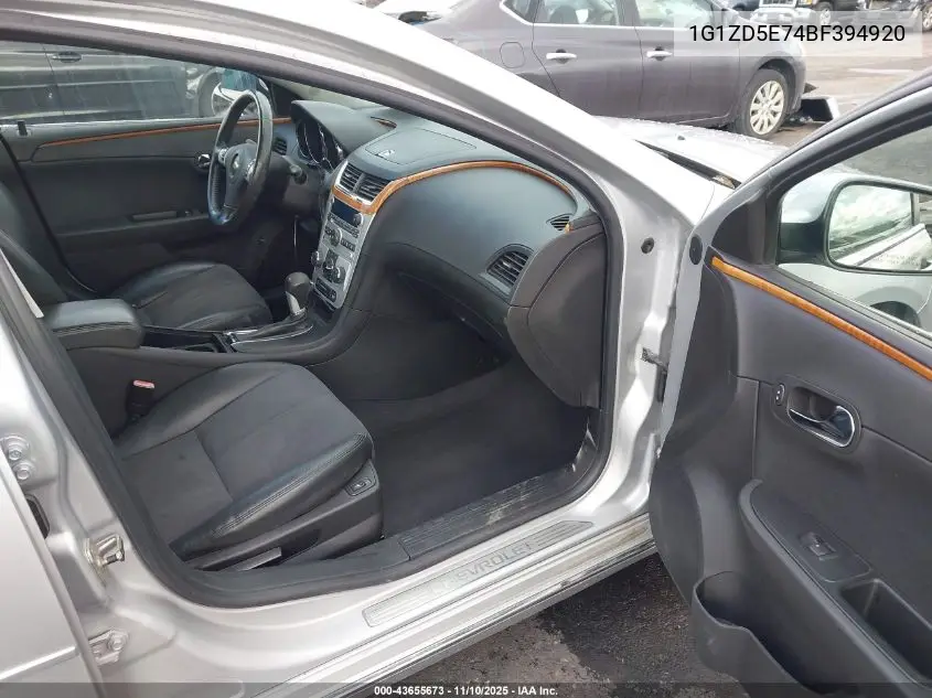 1G1ZD5E74BF394920 2011 Chevrolet Malibu 2Lt