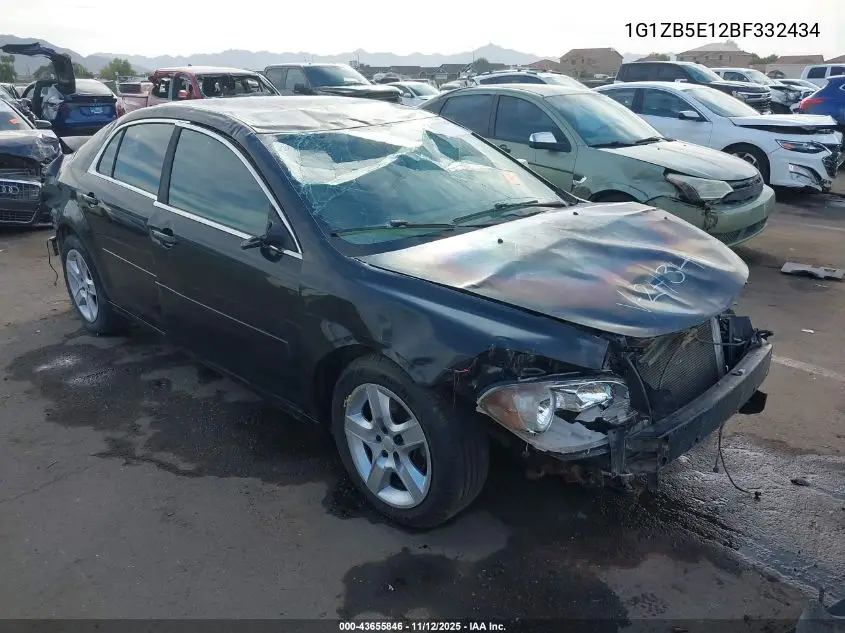 1G1ZB5E12BF332434 2011 Chevrolet Malibu Ls
