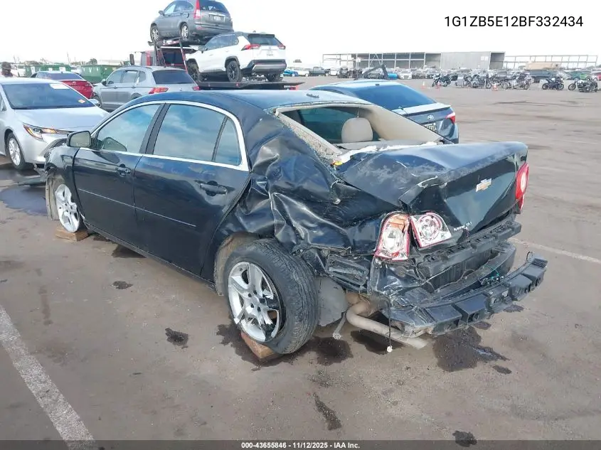 1G1ZB5E12BF332434 2011 Chevrolet Malibu Ls