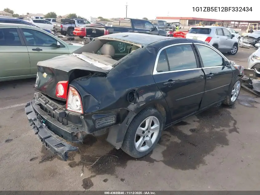1G1ZB5E12BF332434 2011 Chevrolet Malibu Ls